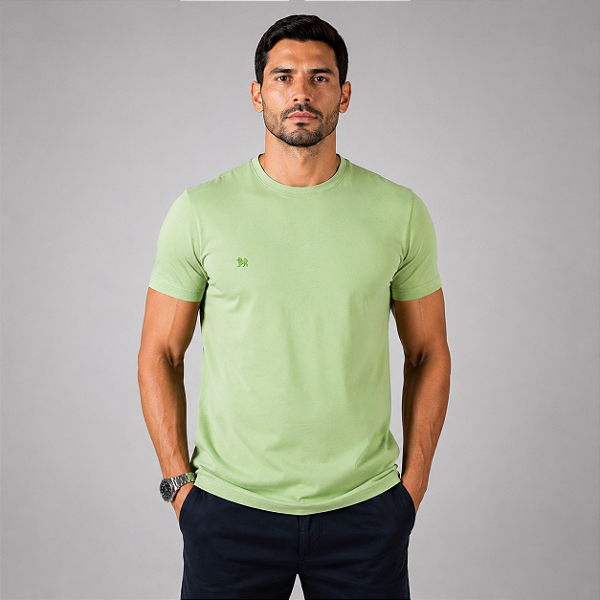 Camiseta Cotton Premium Verde Malva