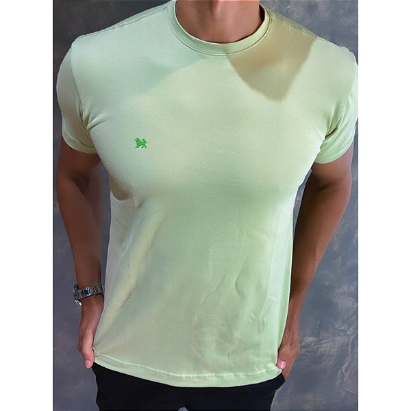 Camiseta Cotton Premium Verde Malva