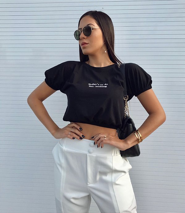 CROPPED LARI PRETO