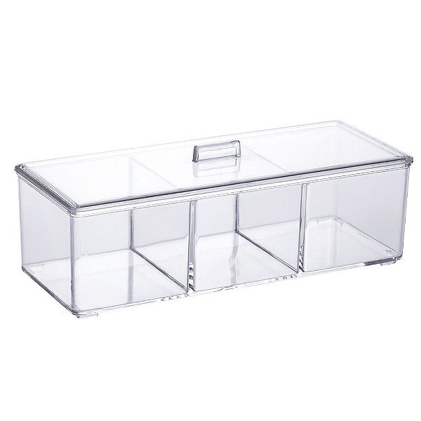 Organizador de Cosméticos com 3 Divisórias