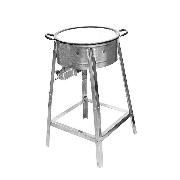 Pasteleiro Grande Inox com com Tacho 16"
