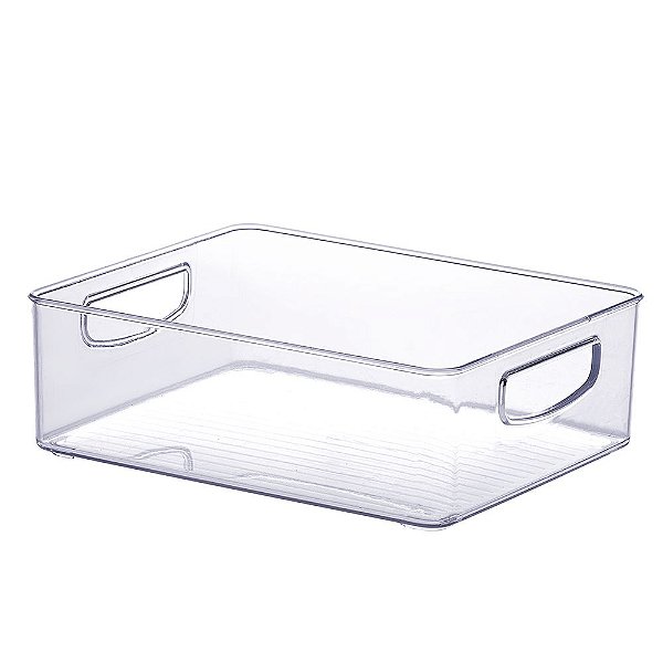 Organizador Diamond Cristal 25x20x8cm - Com Alças