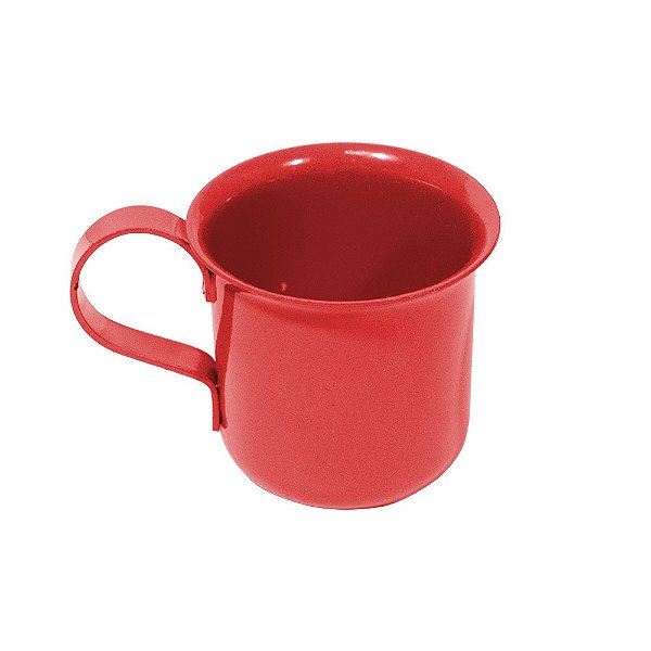 Caneca Retrô Vermelha 160ml