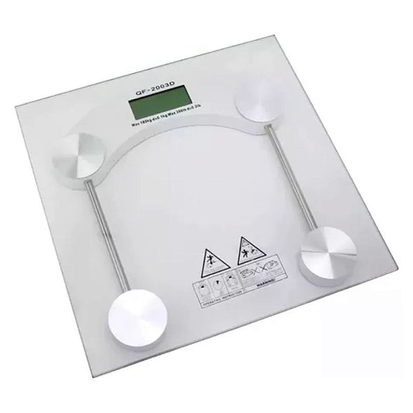 Balança Corporal Digital Clink até 180kg Vidro Temperado