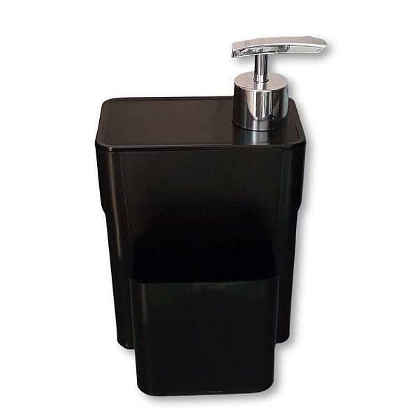 Dispenser Elegante para Pia 3 Em 1 Preto Micromax
