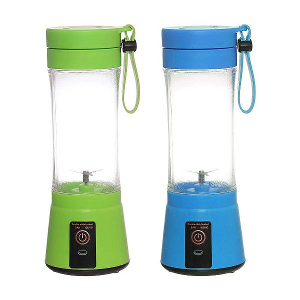 Mini Liquidificador Portátil USB Mixer Bebidas Recarregável