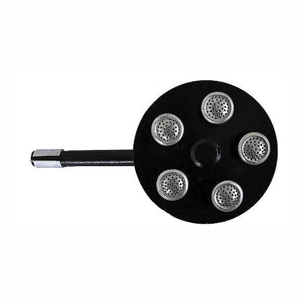 Queimador Industrial Curto 5 Caulins Fogão Junior ROA