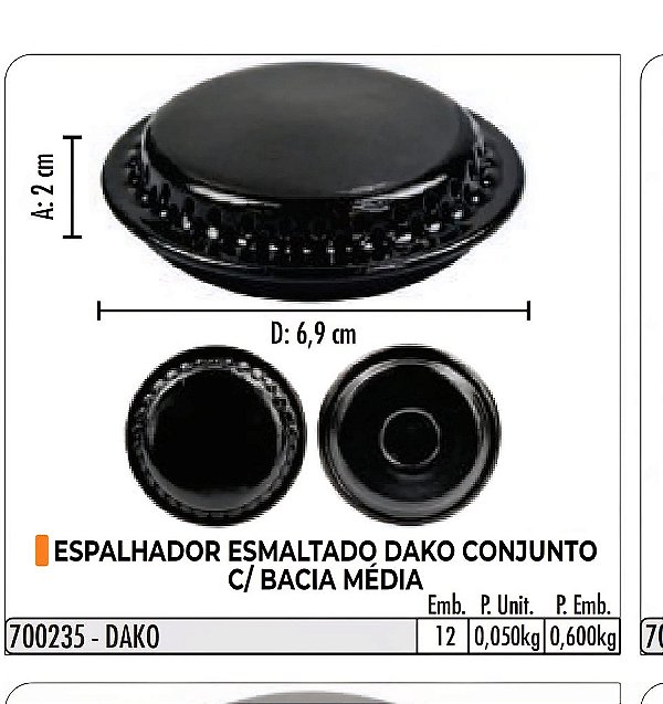 Espalhador c Bacia Dako 0235