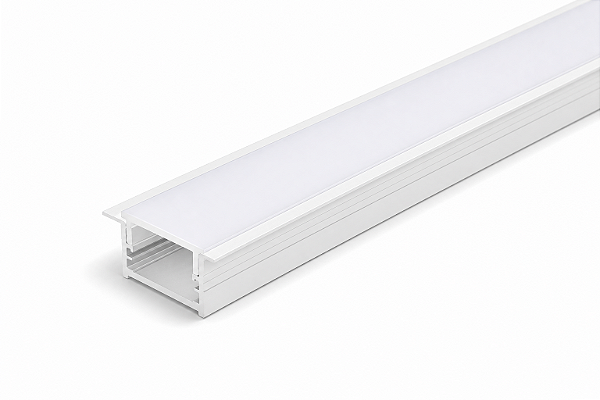 Perfil de Embutir Aluminio 23x7mm com 2mts