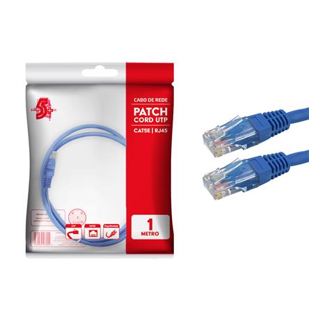 Cabo De Rede Ethernet Patch Cord Cat5e