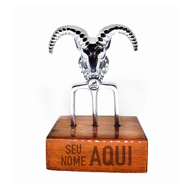 Garfo Tridente Bode Beard com Base Gravada