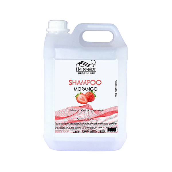 Shampoo 5L Morango - Linha Lavatório | LM Smart Cosmetics