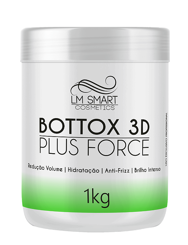 Bottox Plus Force Profissional 1Kg - Bottox 3D | LM Smart Cosmetics