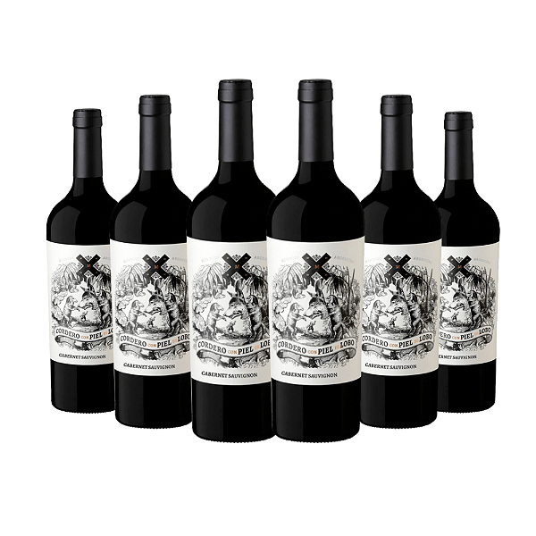 Cordero Con Piel de Lobo Cabernet sauvignon 6 garrafas  750 ml