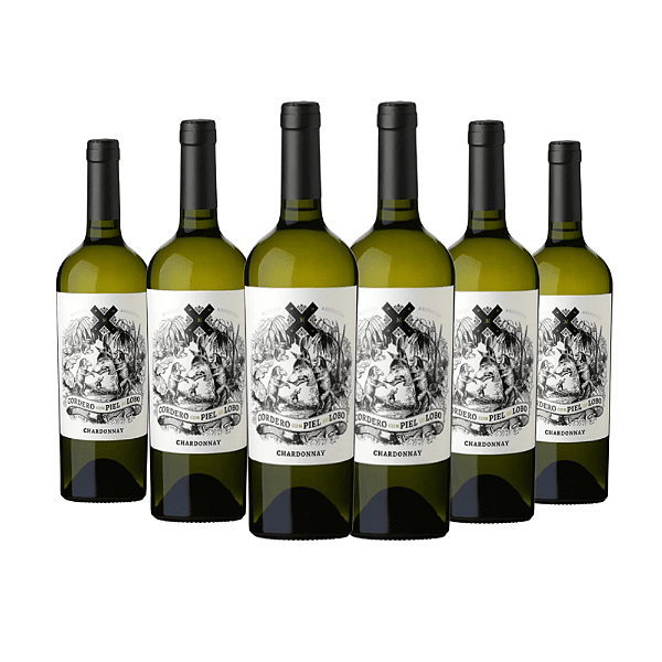Cordero Con Piel de Lobo Chardonnay 6 garrafas  750 ml
