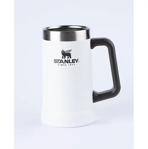 Caneca Térmico De Cerveja Stanley com Tampa 473ml - Branco