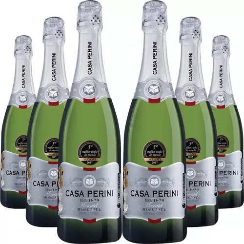 Casa Perini Moscatel 750 ml caixa com 6 garrafas