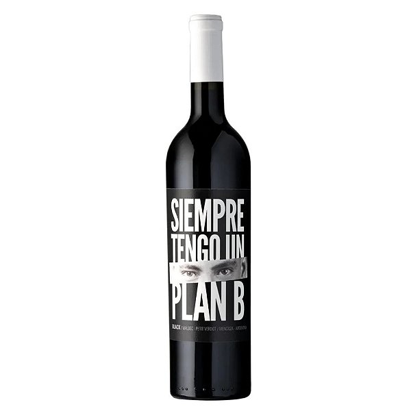 Siempre Tengo Un Plan B BLACK Malbec 750 ml