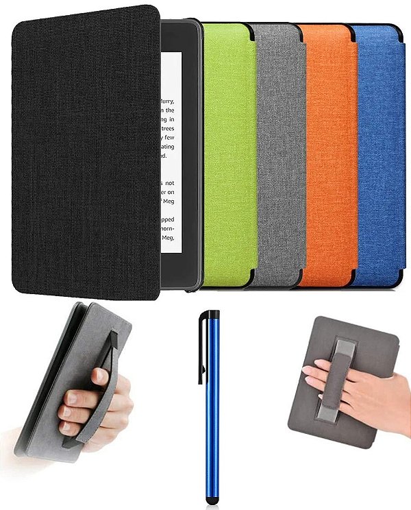 Capa Novo Kindle 2024 Modelo RS23CV 6 Polegadas Com Alça Magnética + Brinde Caneta Touch