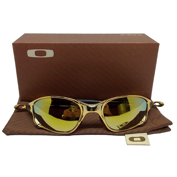 Óculos Oakley  Doublexx 24k gold lente dourada