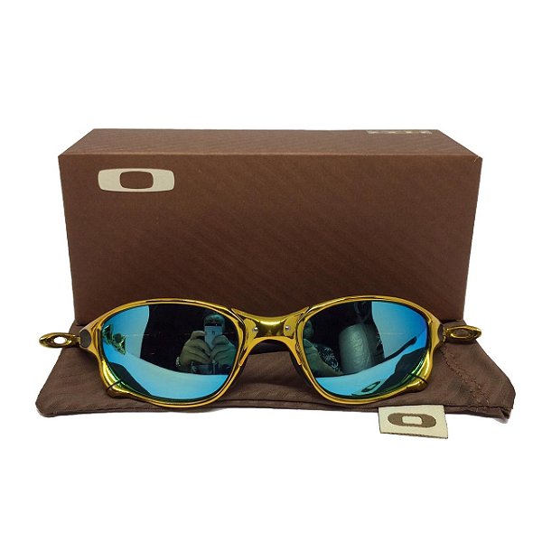 Óculos Oakley Doublexx Gold 24k lente ice thug