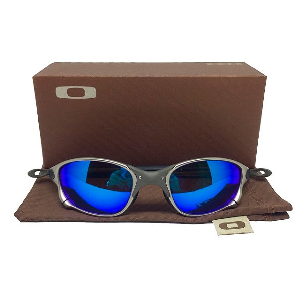 Oculos Oakley  Doublexx Tio2 lente azul