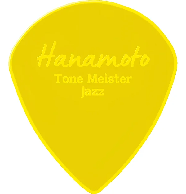 Palheta Hanamoto Tone Meister Jazz Amarela - Pacote com 6 unidades