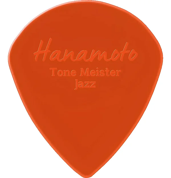 Palheta Hanamoto Tone Meister Jazz Laranja - Pacote com 6 unidades