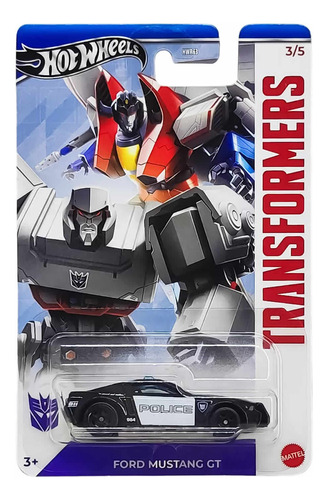 Hot Wheels Temáticos Transformers Ford Mustang Gt Hrv60