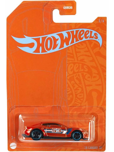 Hot Wheels Laranja E Azul ´18 Camaro Ss Grr18
