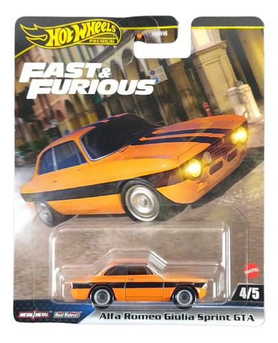 Hot Wheels Premium Velozes E Furiosos Alfa Romeo Giulia Spri
