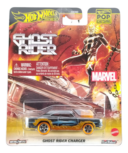Hot Wheels Premium Pop Culture Ghost Rider Charger