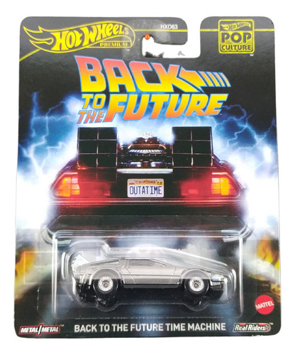 Hot Wheels Premium Pop Culture Back To Future Time Machine