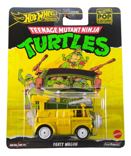 Hot Wheels Premium Pop Culture Party Wagon Tartarutas Ninjas