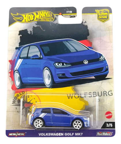 Hot Wheels Premium Car Culture Volkswagen Golf Mk7 Hrv79