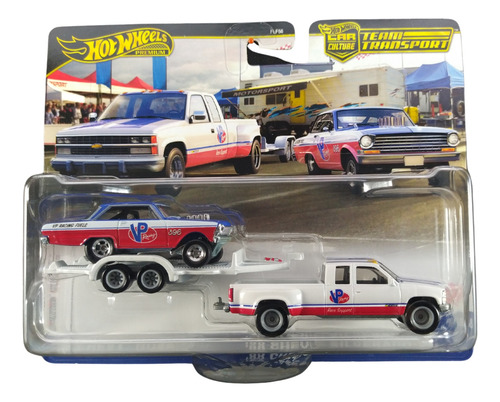 Hot Wheels Team Transport Chevy Nova & Chevy Silverado 3500