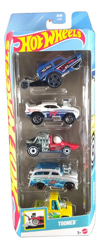 Hot Wheels Pacote C/ 05 Carrinhos Tooned Jbj85