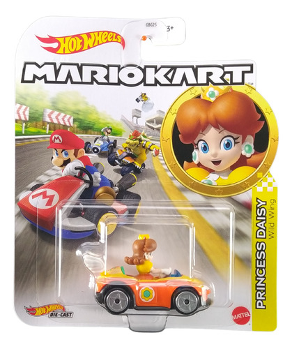Hot Wheels Mario Kart Princess Daisy Wild Wing Grn14