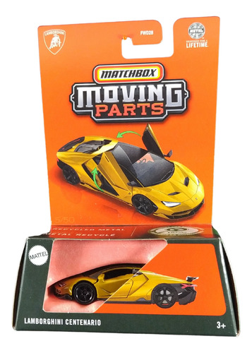 Matchbox Moving Parts Lamborghini Centenario Jbw86