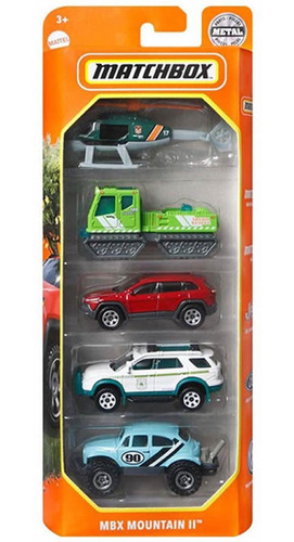 Matchbox Pacote C/ 05 Mbx Montain Ii Hfh07