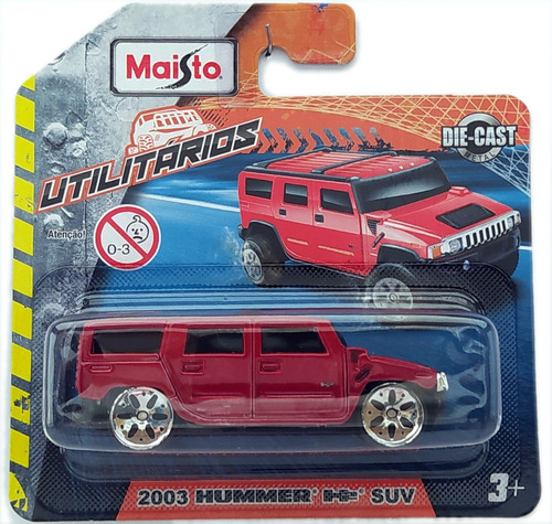 Maisto Fresh Metal 1:64 2003 Hummer H2 Suv