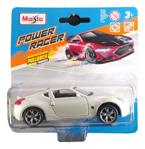 Maisto Power Racer 1:43 Nissan 370z Branco