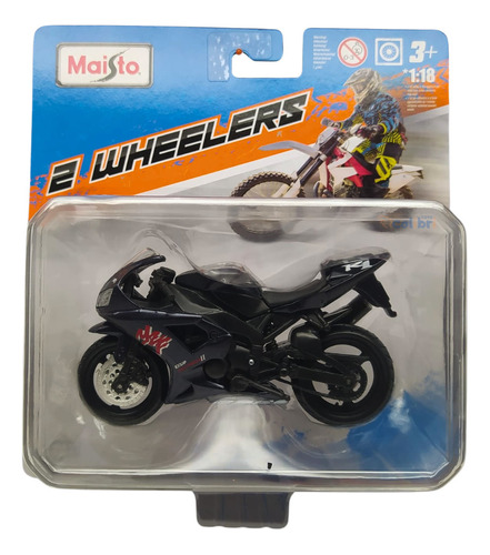 Maisto 2 Wheelers Moto 1:18 Yamaha Yzf-r1 Preta