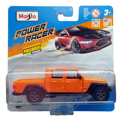 Maisto Power Racer 1:43 2020 Jeep Gladiator Laranja