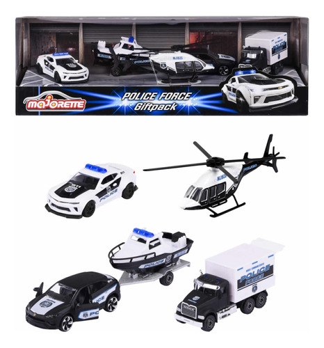 Majorette Giftpack C/ 05 Miniaturas Police Force