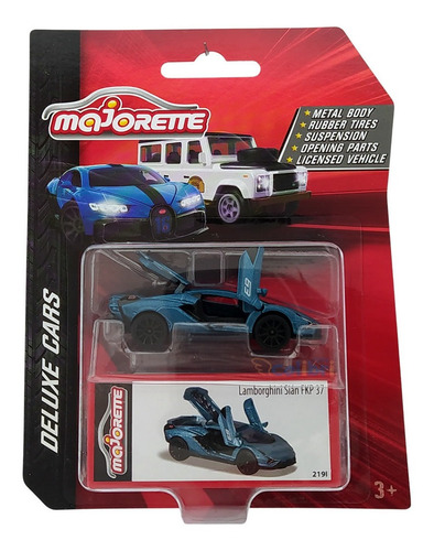 Majorette Deluxe Cars Lamborghini Sián Fkp 37 Azul