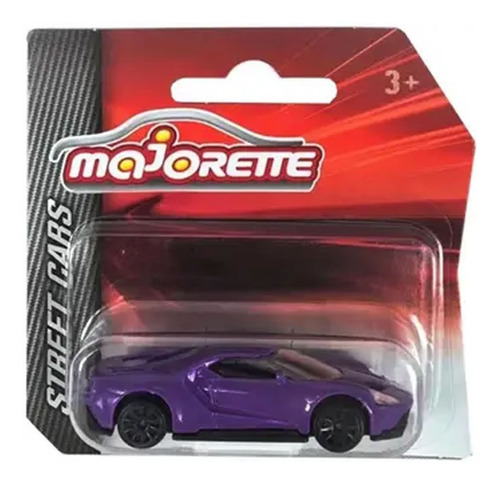 Majorette Street Cars 1:64 Ford Gt Roxo