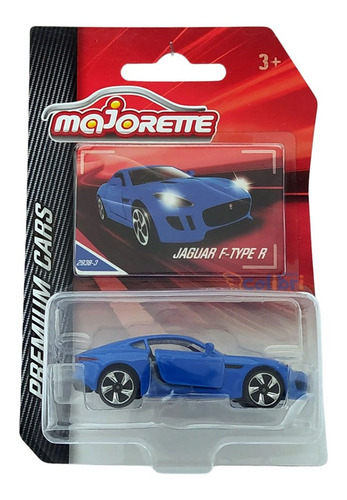 Majorette Premium Cars 1:64 Jaguar F-type R Azul