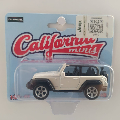 California Minis Jeep Wrangler Rubicon 1:64 Welly