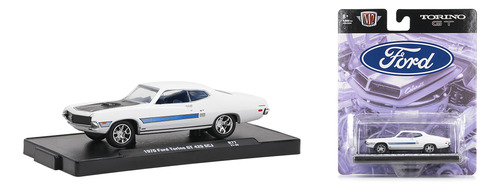 Miniatura M2 Machines 1:64 1970 Ford Torino Gt 427 Scj